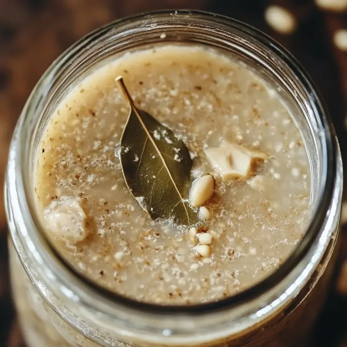 "Levain de farine de seigle pour Żurek - soupe traditionnelle polonaise fermentée